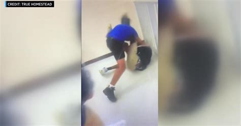 Homestead Middle School Fight Caught On Camera Cbs Miami
