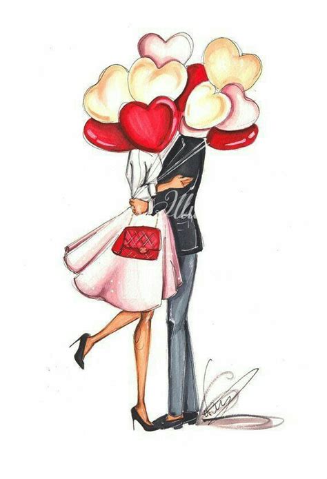 Cute Couple In 2020 Valentines Art Fashion Wall Art Valentines Day