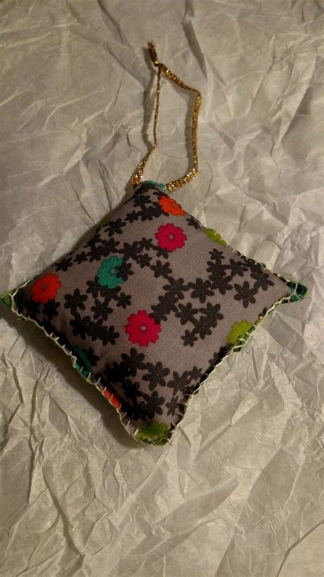A Stuffed Pillow Ornament Coach Dinky Crossbody Ornaments Pillows Crafts Bags Handbags