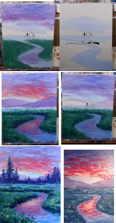 40 Easy Step By Step Painting Examples For Beginners Bored Art