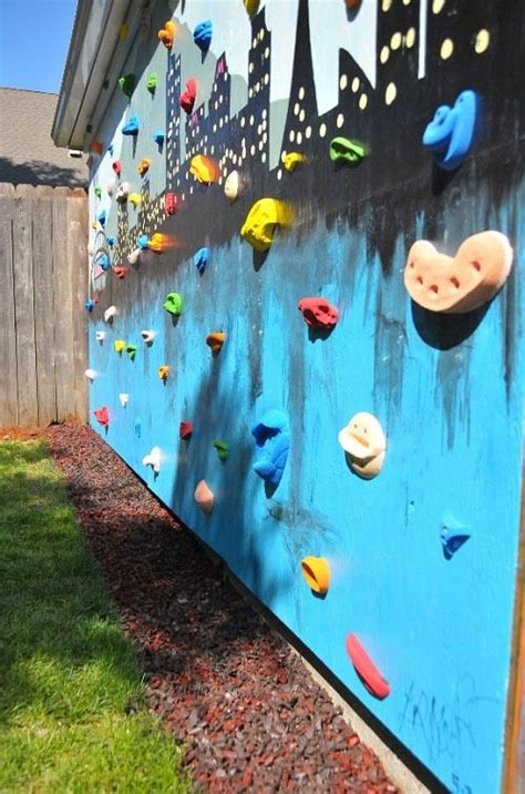 12 Amazing Rock Climbing Walls For Kids Modern Backyard Backyard For