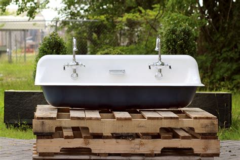 Choose the kitchen sink that is right for you. Large 48" Antique Inspired Kohler Farm Sink Hague Blue ...