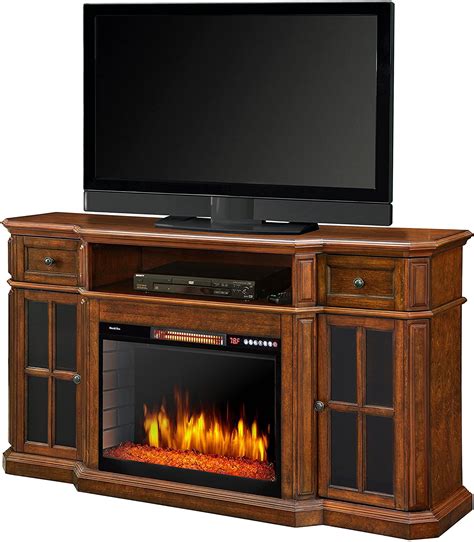 Muskoka Sinclair Electric Fireplace TV Stand in Aged Cherry 259-18-48