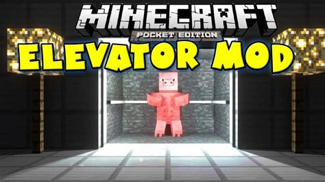 Elevator Mod In Mcpe Up And Down Elevators In 0130 Minecraft Pe