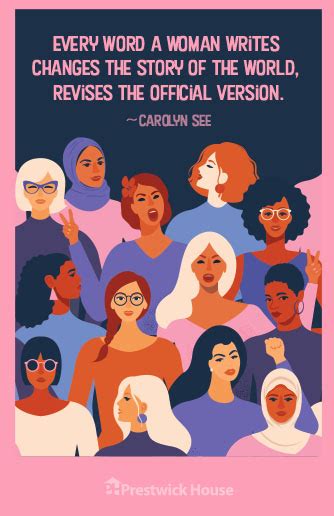 Women In Literature Poster In 2020 Womens Rights Posters Literature