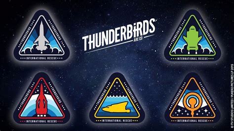 Thunderbirds Are Go Badges Thunderbirds Are Go Thunderbird