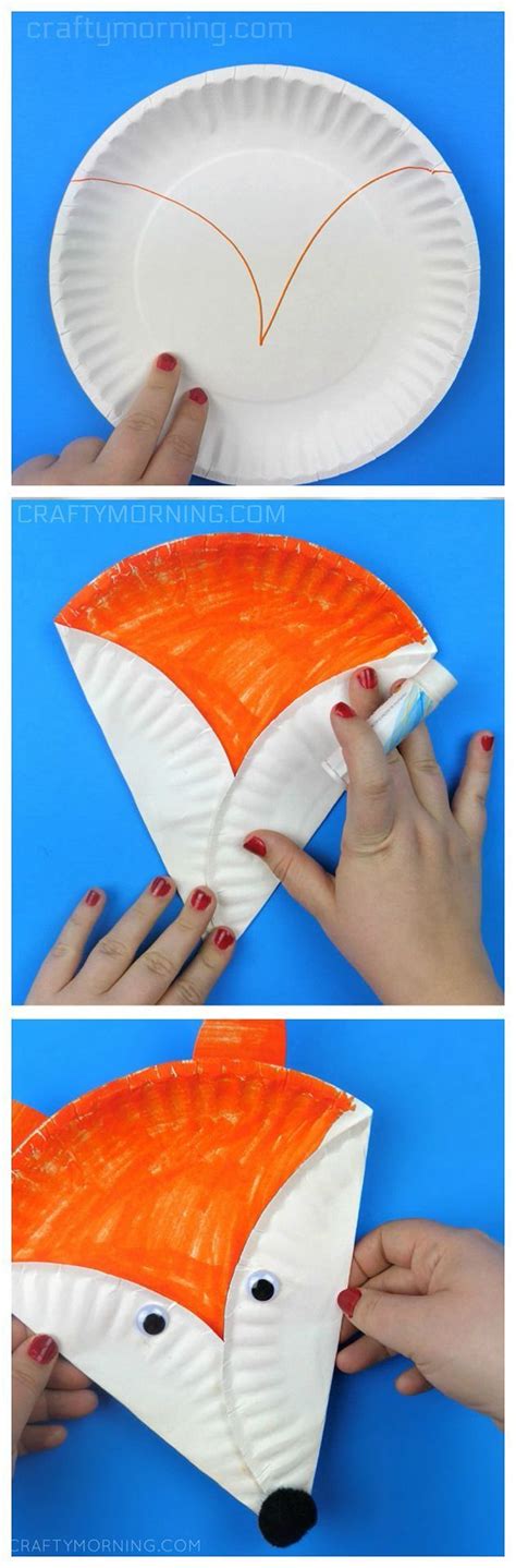 Paper Plate Fox Craft For Kids Such A Cute And Easy Woodland Animal