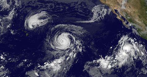 Three Category 4 Hurricanes Hit The Pacific At Once For The First Time