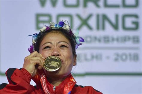 Womens World Boxing Championships Mary Kom Becomes 1st Woman Boxer To