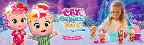 Cry Babies Magic Tears Icy World Dinos Frozen Frutti Kitoons