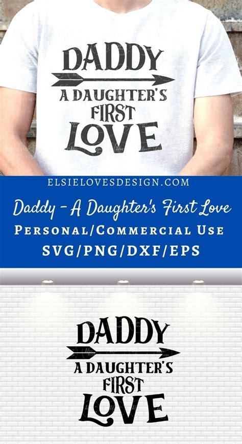Daddys First Love Svg Layered Svg Cut File