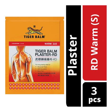 Tiger Balm Plaster RD Warm Cm X Cm S Alcare Pharmaceuticals Pte Ltd