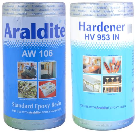 Araldite Standard Resin Epoxy Adhesive And Hardener Pack Of 2 1778 Cms