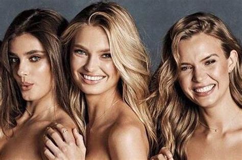 Nude Lingerie Victorias Secret Models Pose For New Campaign Daily Star