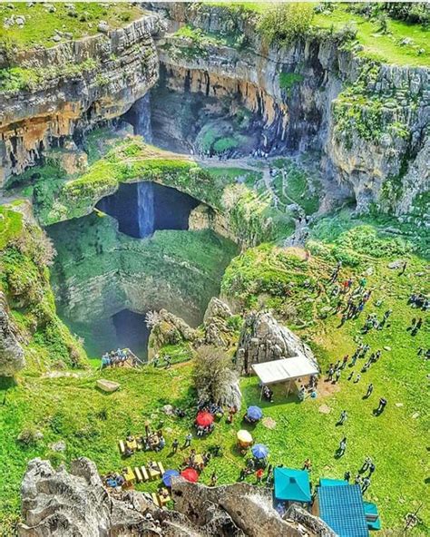 Baatara Gorge Waterfall Lebanon Wonderful Places