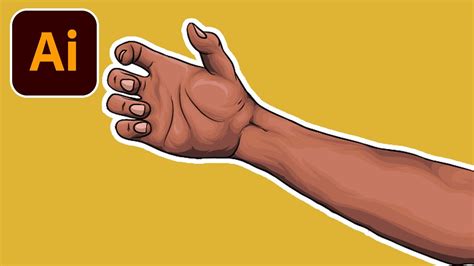 Adobe Illustrator Drawing Hand Tutorial In Illustrator Step By Step YouTube