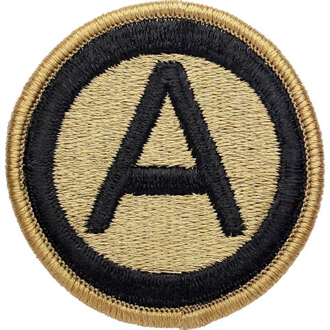 Army Patch 3rd Army Subdued Hook And Loop Ocp Ocp Insignia