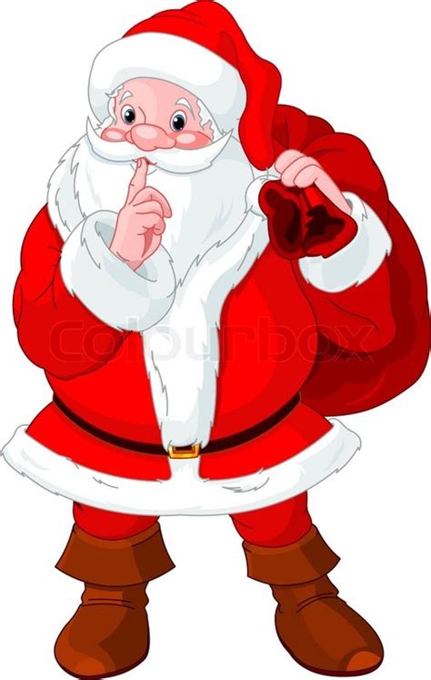 Illustration Of Santa Claus Gesturing Stock Vector