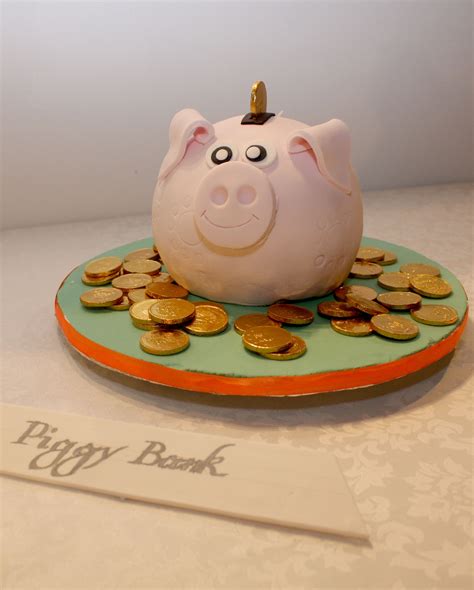 Piggy Bank Cake From The 101 Cake Menu At Coffee Stop Cinnamon Grand