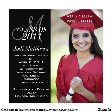 Create Your Own Invitation Zazzle Graduation Announcements Wording