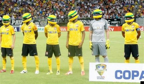 Ayrton Senna Death Corinthians Players Wear Helmets To