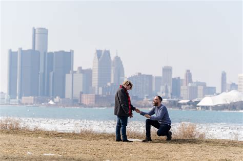 Same Sex Proposal Photography On Belle Isle Detroit Brian Weitzel Photography
