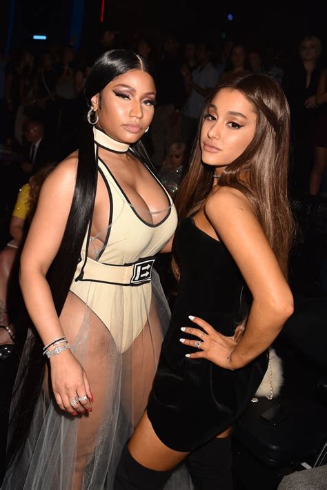 Ariana Grande And Nicki Minaj At The 2018 Mtv Vmas Popsugar Celebrity