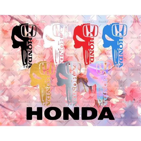 Punisher Honda Decals Car Sticker With Freebies Shopee Philippines