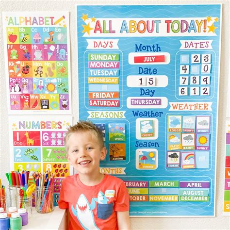 Morning Circle Time Board Template Preschool Daily Calendar Etsy