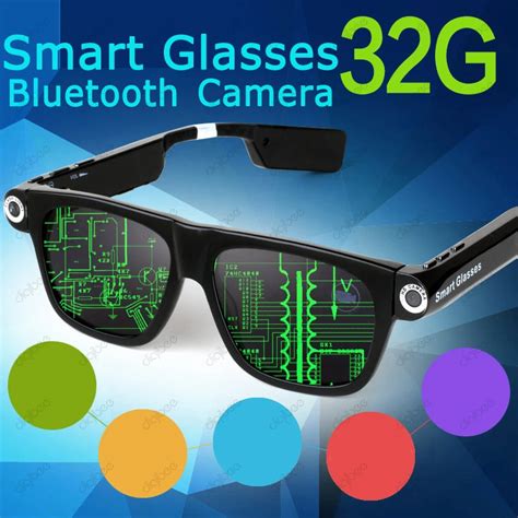 Smart Glasses Bluetooth Headset Sunglasses Camera Hd 720p Video