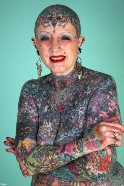 La femme la plus tatouée du monde Isobel Varley