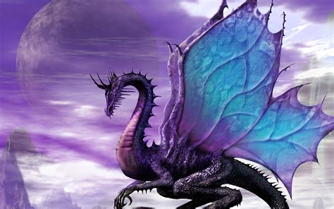 1280x800 Purple Dragon 720p Hd 4k Wallpapers Images
