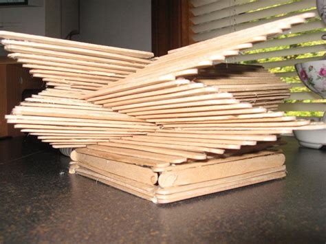 Popsicle Stick Sculpture By Azasaur On Deviantart Popsicle Stick Art