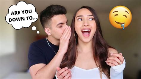 Talking Dirty To My Girlfriend To See How She Reacts Intense Youtube