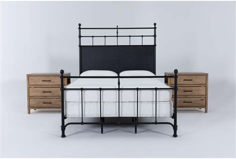 Magnolia Home Trellis California King Panel 3 Piece Bedroom Set With 2