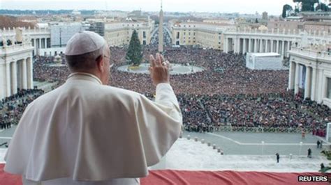 Pope Francis Nearly Triples Vatican City Crowds In 2013 Bbc News