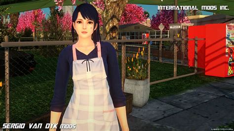 Download Hot Lobelia Skirtless Steaming Apron From Dead Or Alive