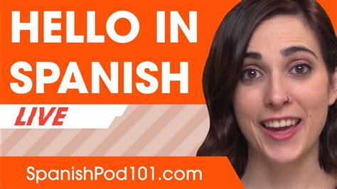 How To Say Hello In Spanish Basic Spanish Phrases Youtube