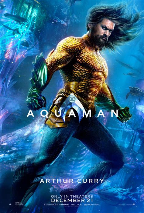 Dc Films Desembarcan Con Una Batería De Carteles De Personajes De Aquaman