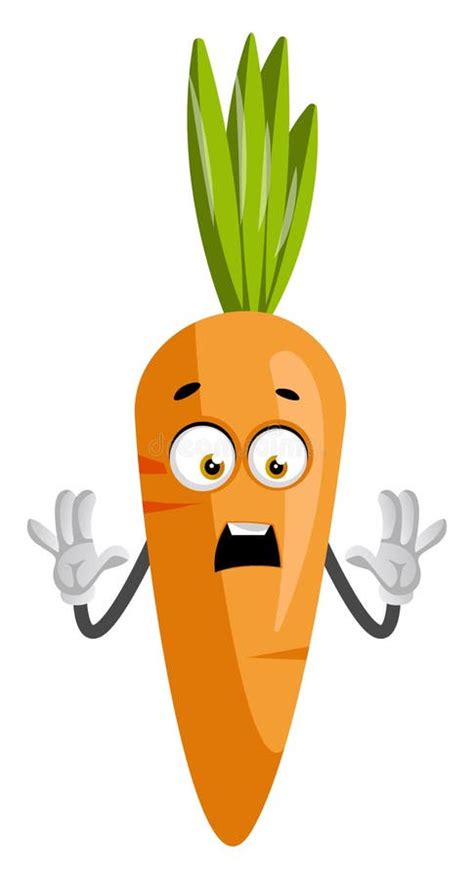 Carrots With A Scary Face