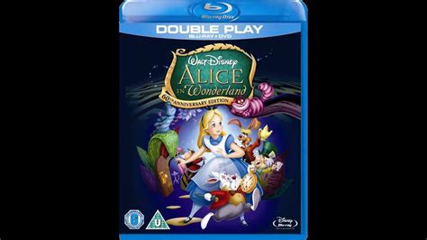 Alice In Wonderland 60th Anniversary Edition Uk Blu Ray Menu
