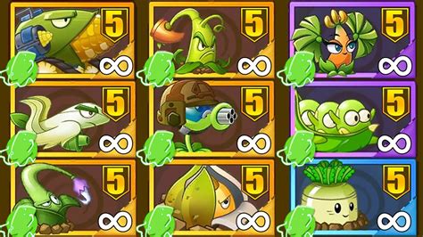 All Best Green Plants In Pvz 2 China Plants Vs Zombies 2 Chinese