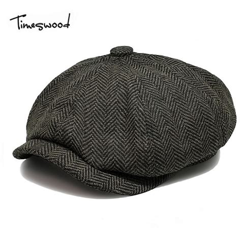 Fashion Gentleman Octagonal Cap Newsboy Beret Hat Autumn And Winter For