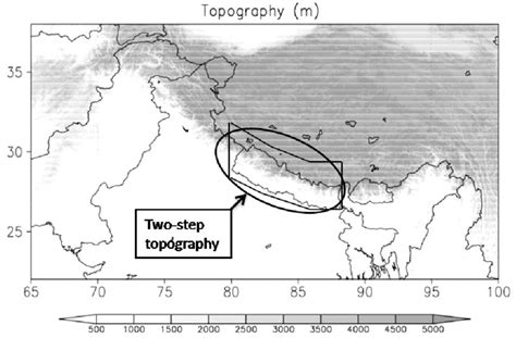 Topographic Overview Of The Himalayan Range International Boarders Are