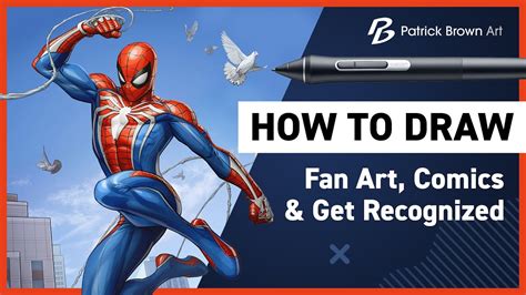 How To Draw Fan Art And Get Recognized With Patrick Brown Youtube