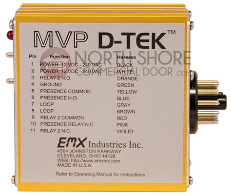 Induction loop vehicle detector : MVP D-TEK Gate and Garage Door Loop Detector