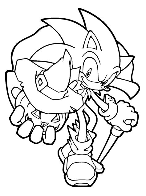 Download Unleash Your Creativity With Sonic Coloring Pictures