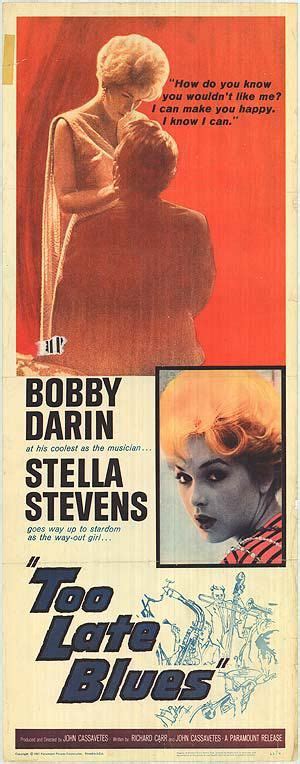 Too Late Blues 1961 Director John Cassavetes Cast Bobby Darin