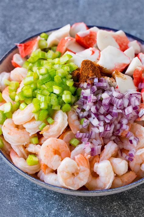 In my opinion, the hardest thing about this recipe is waiting to eat it. Seafood Salad - Dinner at the Zoo