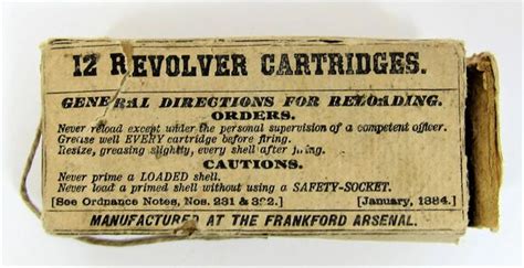 Coltschofield Revolver Ammunition Sold Civil War Artifacts For